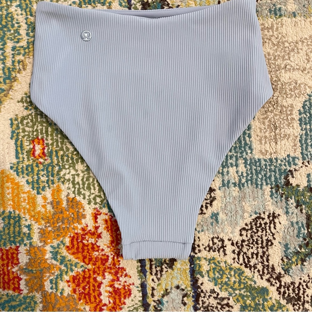 Lululemon High-Waisted Ribbed Bikini Bottom - Picture 3 of 4